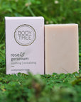 Rose Soap with Geranium and Rose Clay - Cold Process Soap