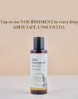 Newborn massage oil