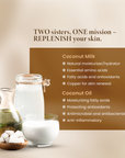 Coconut Cream Body Butter For Dry Skin With Magnesium And Coconut Milk