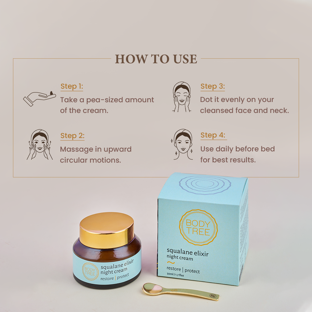 How to use night cream with hyaluronic acid