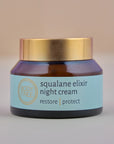 Squalane Moisturizing  Night Cream With Hyaluronic Acid And Peptides
