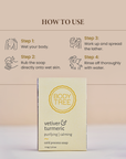 Turmeric Soap With Vetiver - Cold Process Cooling Soap