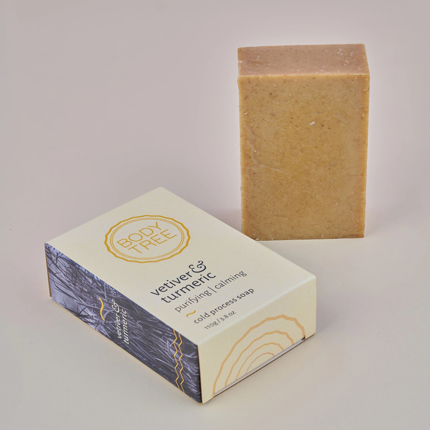 Turmeric Soap With Vetiver - Cold Process Cooling Soap