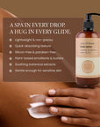 Roots & Bloom Moisturizing Body Lotion with Cocoa Butter, Aloe Vera, and Cucumber