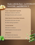 Roots & Bloom Moisturizing Body Lotion with Cocoa Butter, Aloe Vera, and Cucumber