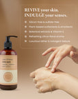 Roots & Bloom Moisturizing Body Wash with Aloe Vera and Cucumber