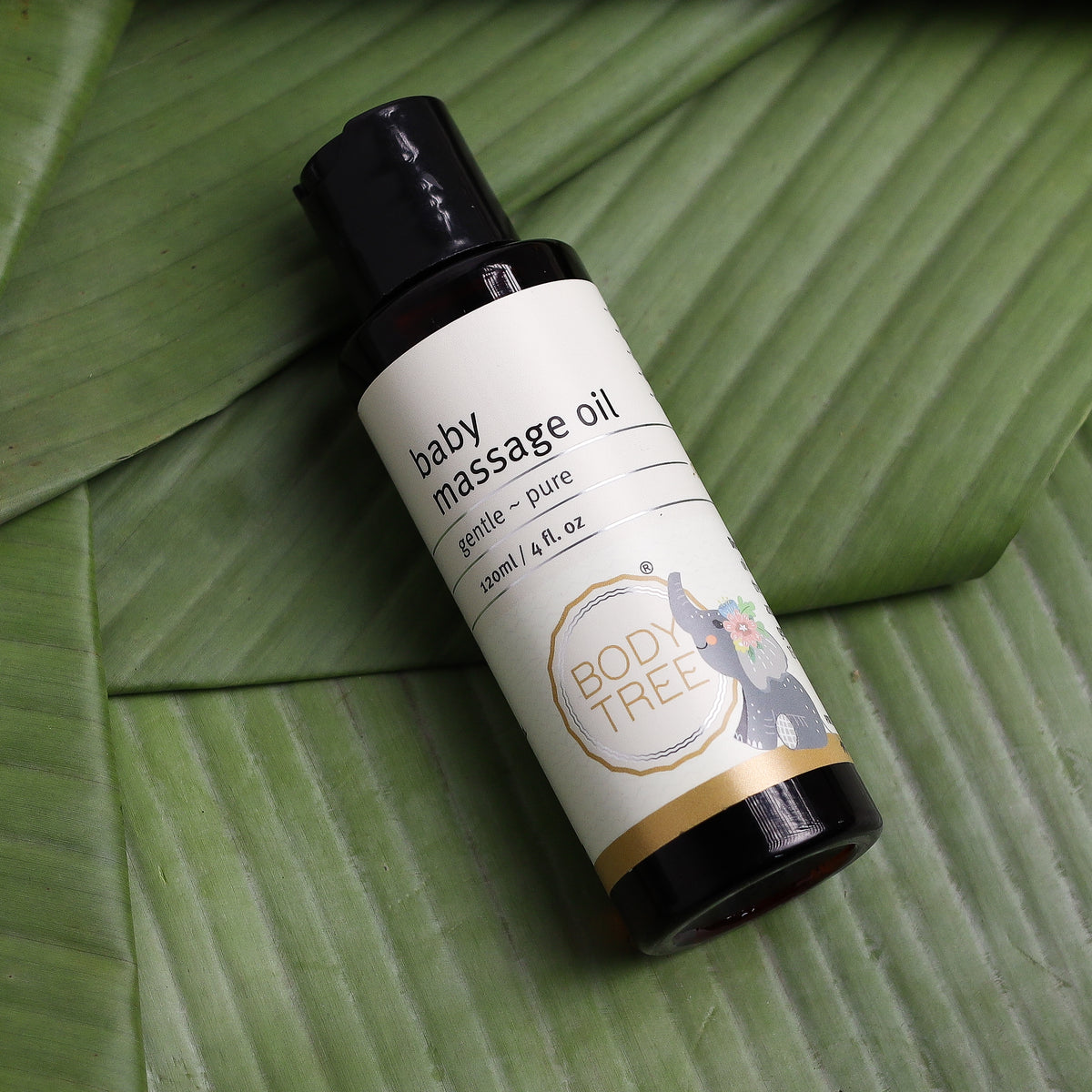 Baby Oil For Pre-Bath Massage With Virgin Coconut Oil, Sweet Almond Oil, And Vitamin E