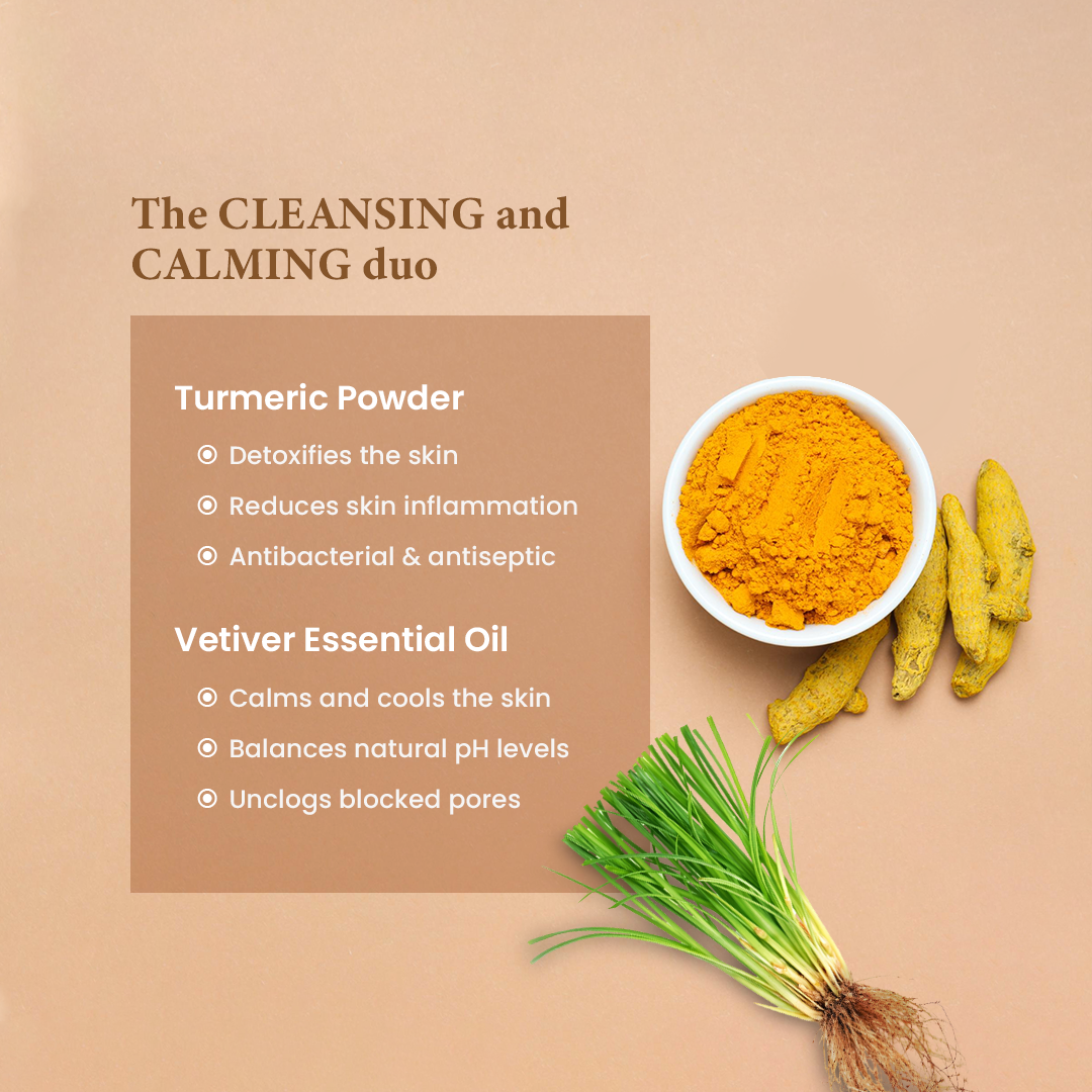 Turmeric &amp; Vetiver  - Purifying &amp; Calming Cold Process Soap