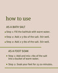 Roots & Bloom Bath & Foot Soak