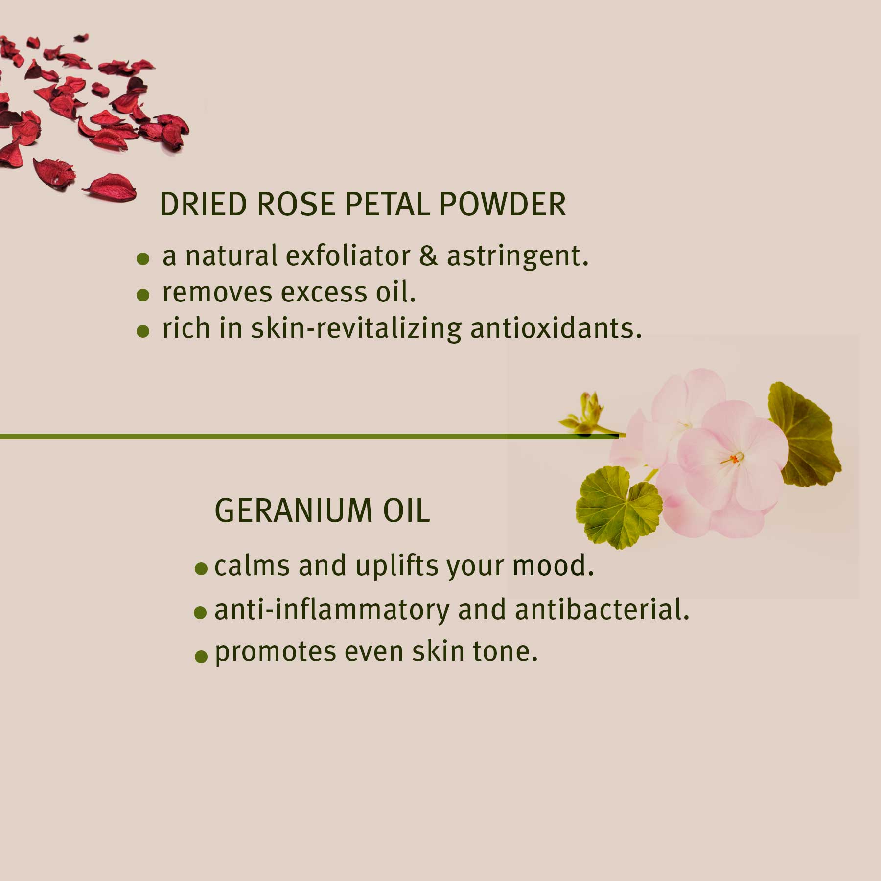 Rose Soap with Geranium and Rose Clay - Cold Process Soap