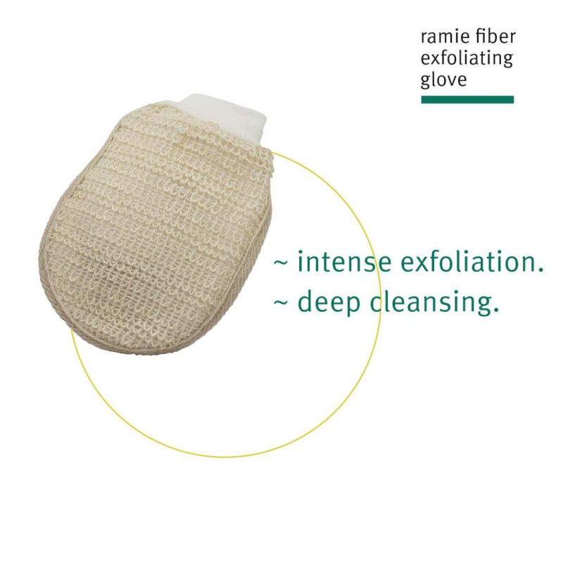 Ramie Fiber Exfoliating Gloves