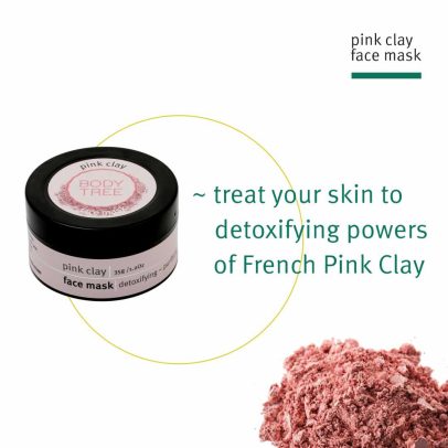 face mask, clay face mask, pink clay
