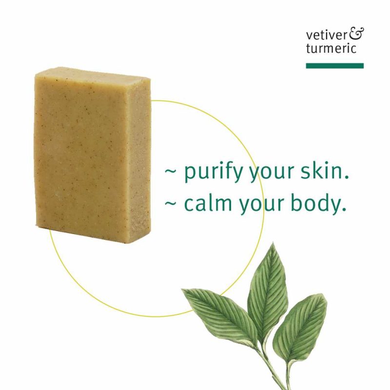 vetiver and turmeric soap